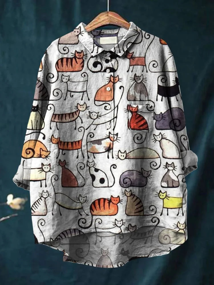 T-Shirt Seni Kucing Tamar